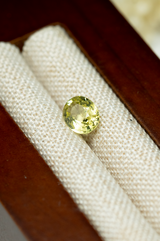 0.76 Oval Yellow Chrysoberyl