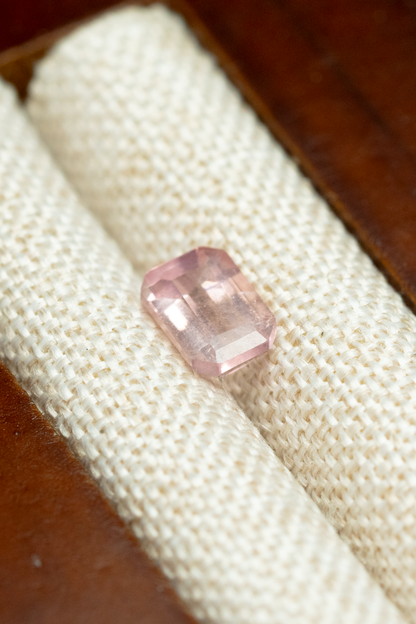 0.65ct Emerald Light Pink Tourmaline