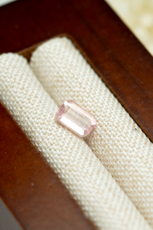 0.65ct Emerald Light Pink Tourmaline
