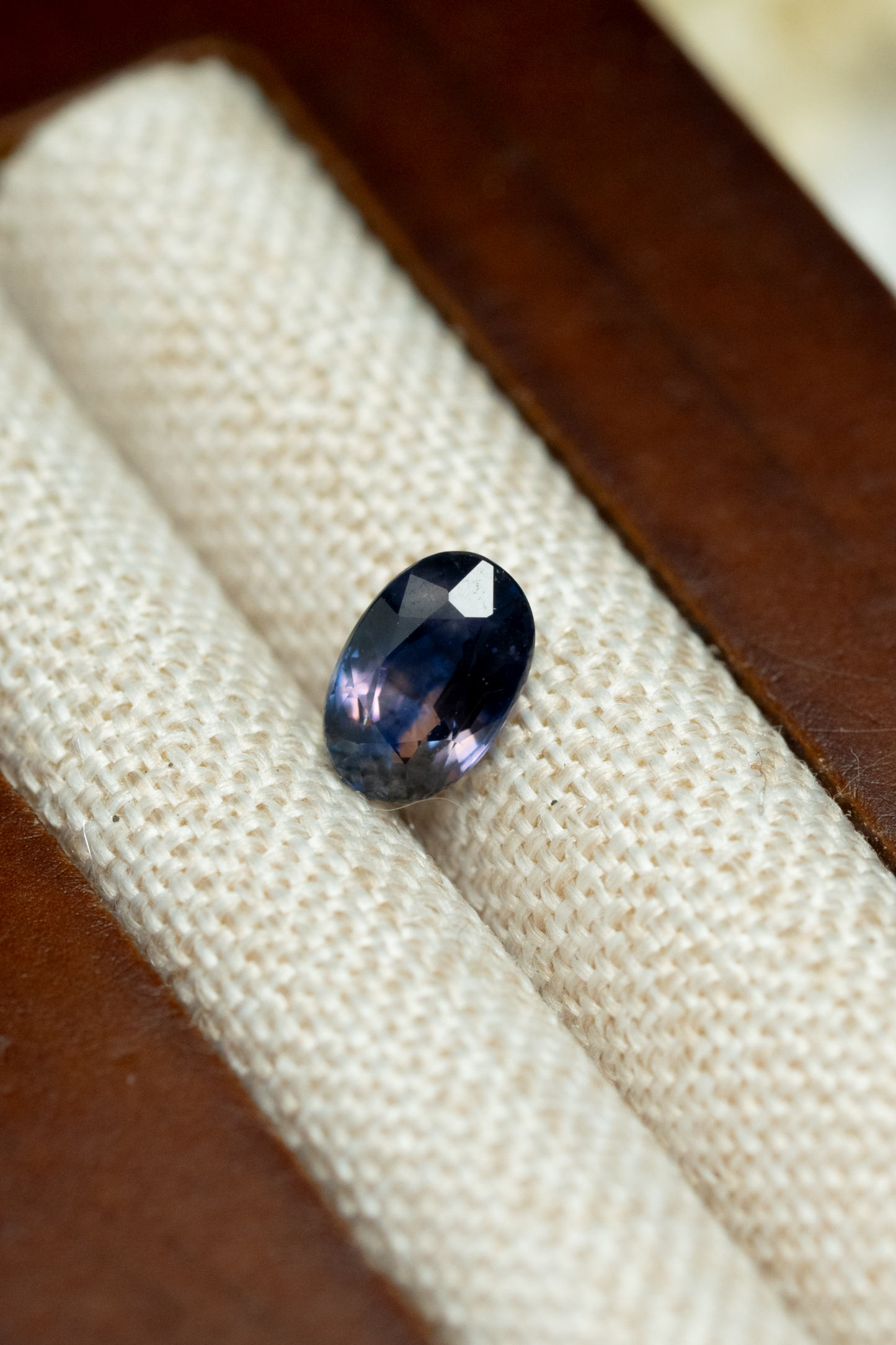 0.67 Oval Dark Galaxy Sapphire