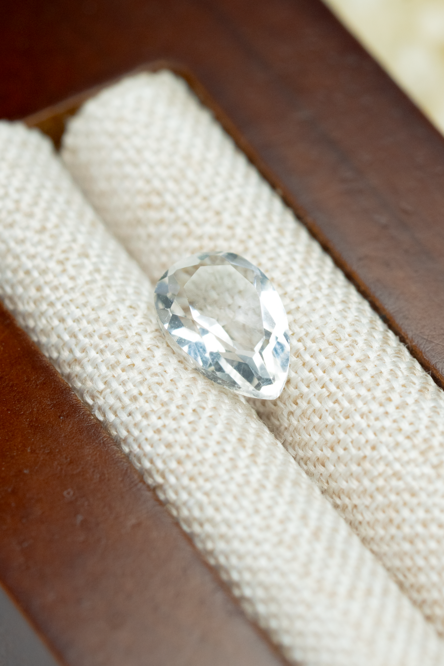 1.5ct Pear Moissanite