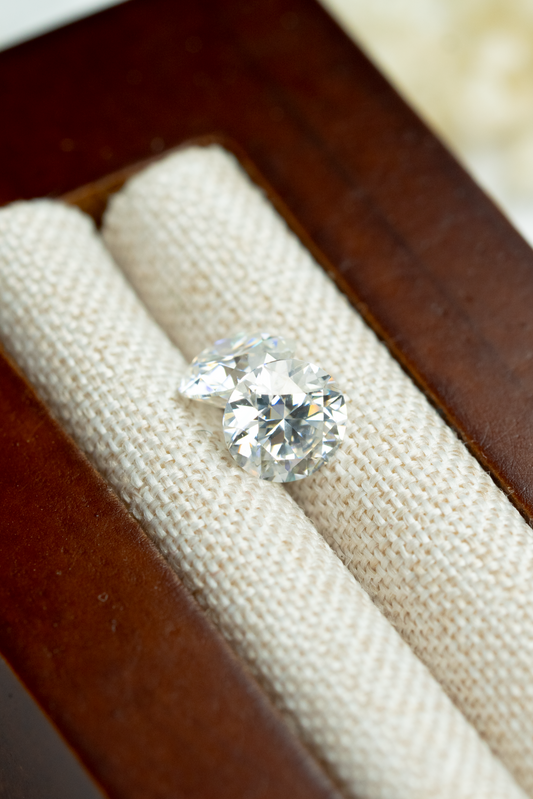 1.2ct Round Moissanite