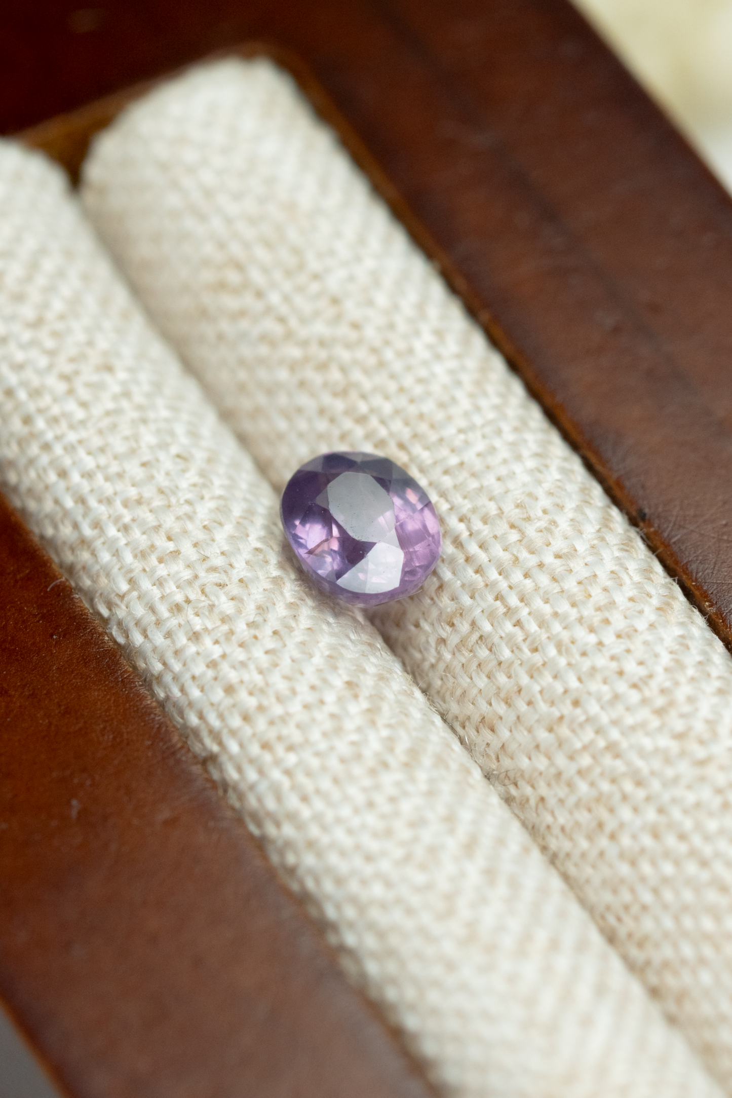 0.79ct Oval Purple Sapphire