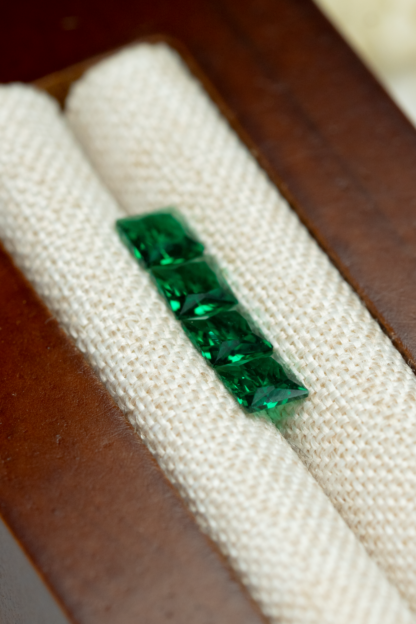 Princess Green Cubic Zirconia