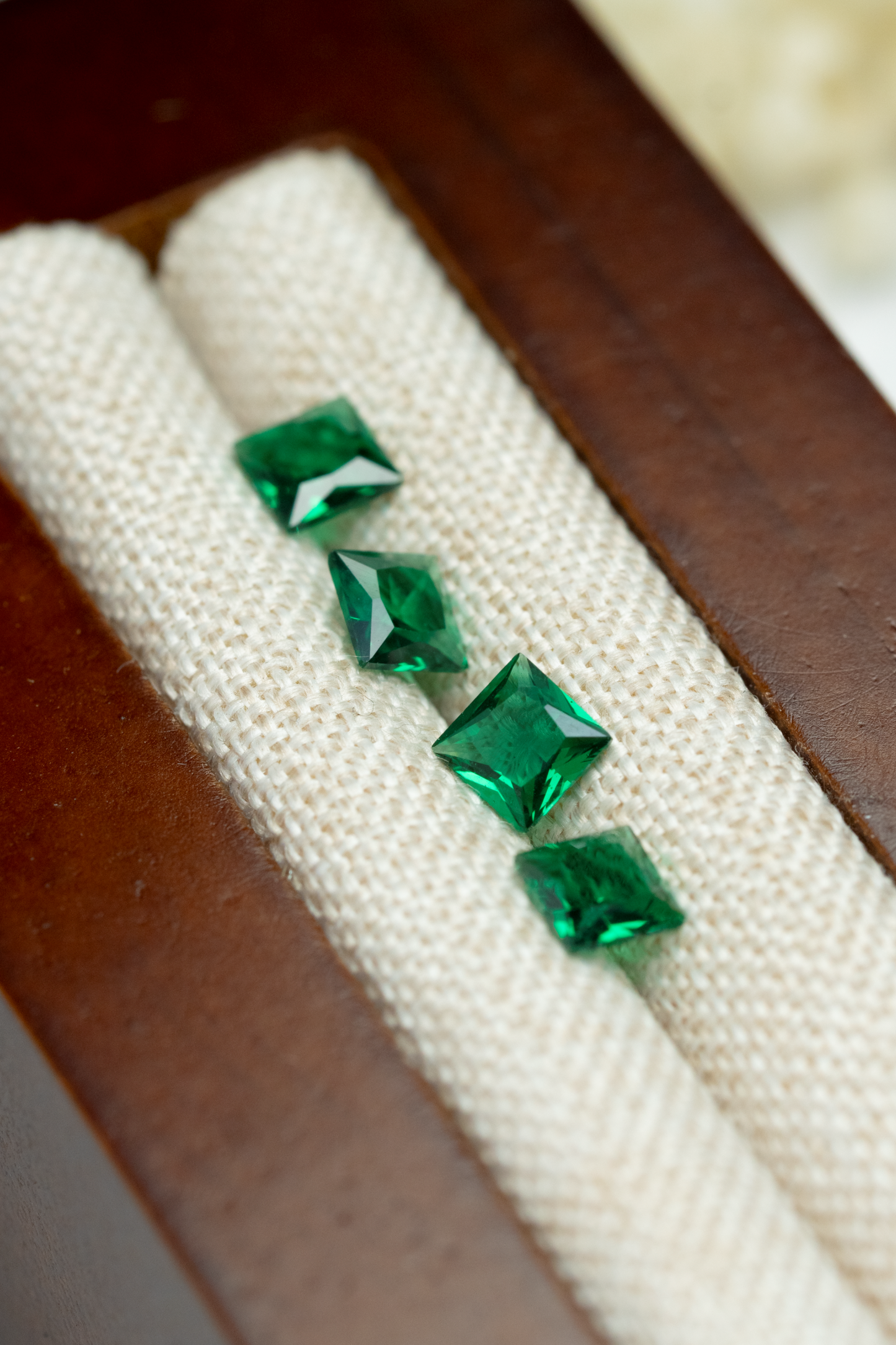 Princess Green Cubic Zirconia