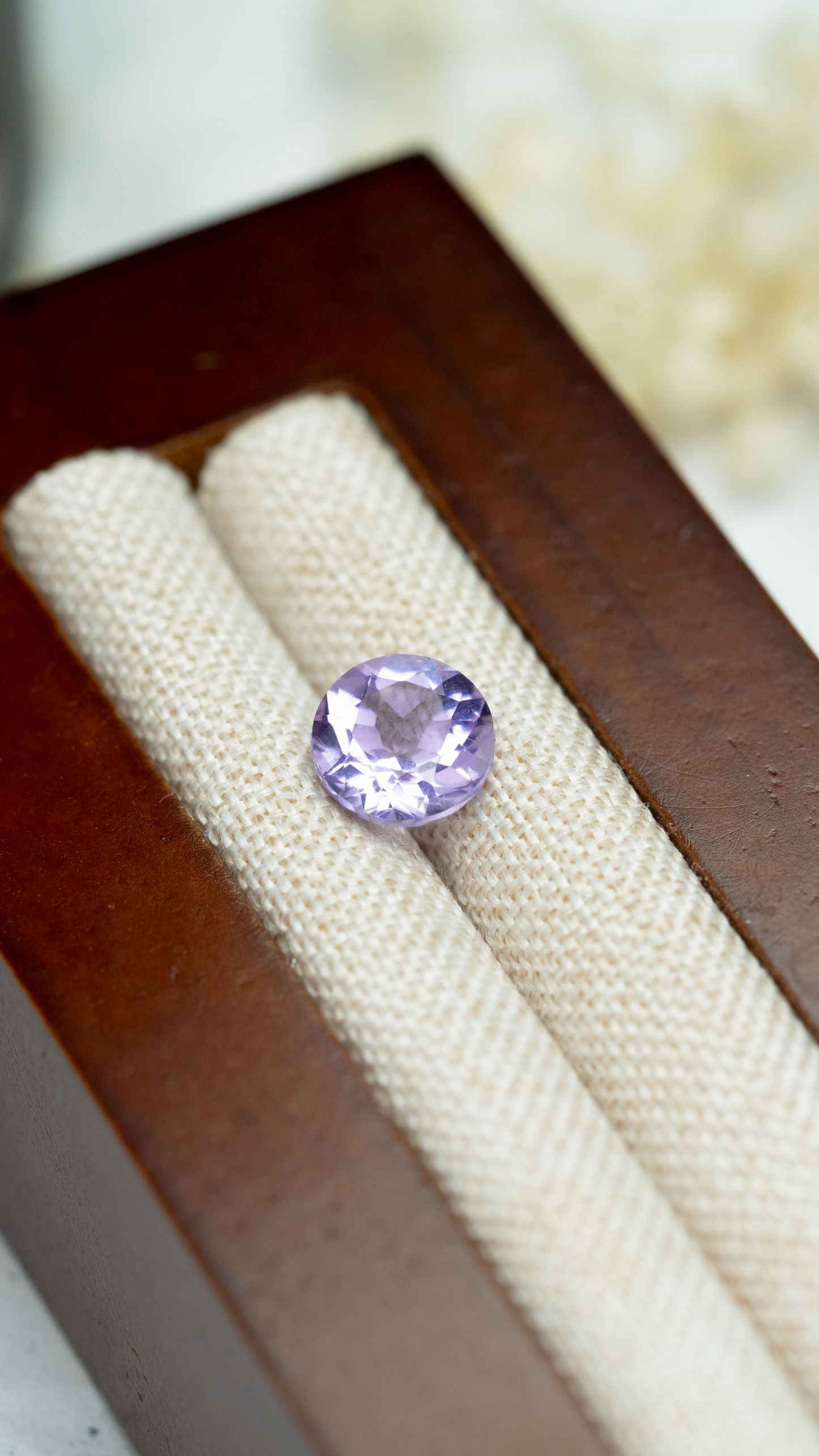 1.23ct Round Purple Amethyst