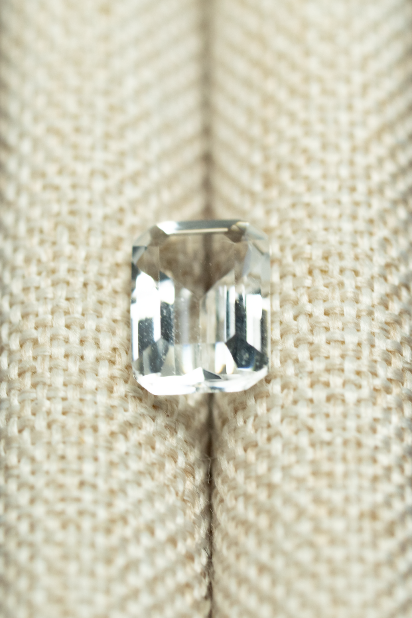 0.85ct Emerald White Quartz