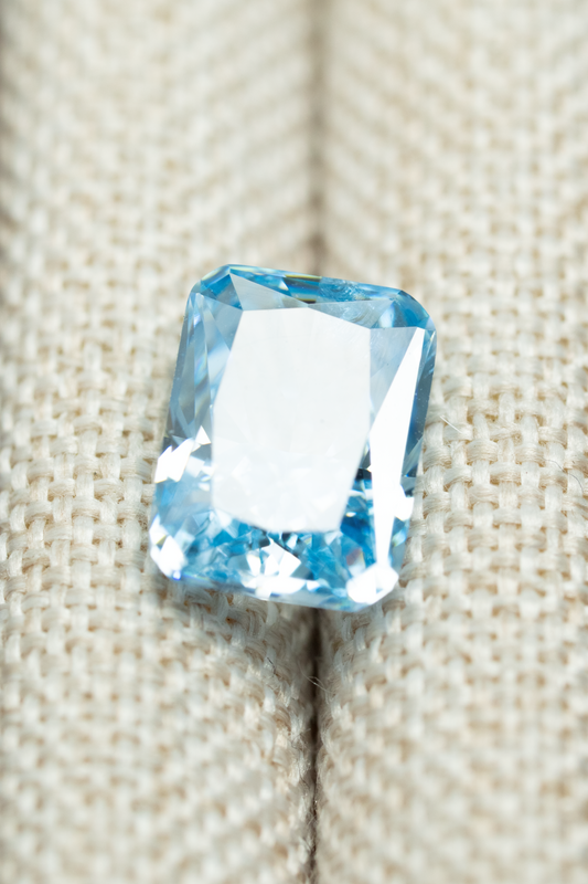 3.25ct Rectangle Cubic Zirconia