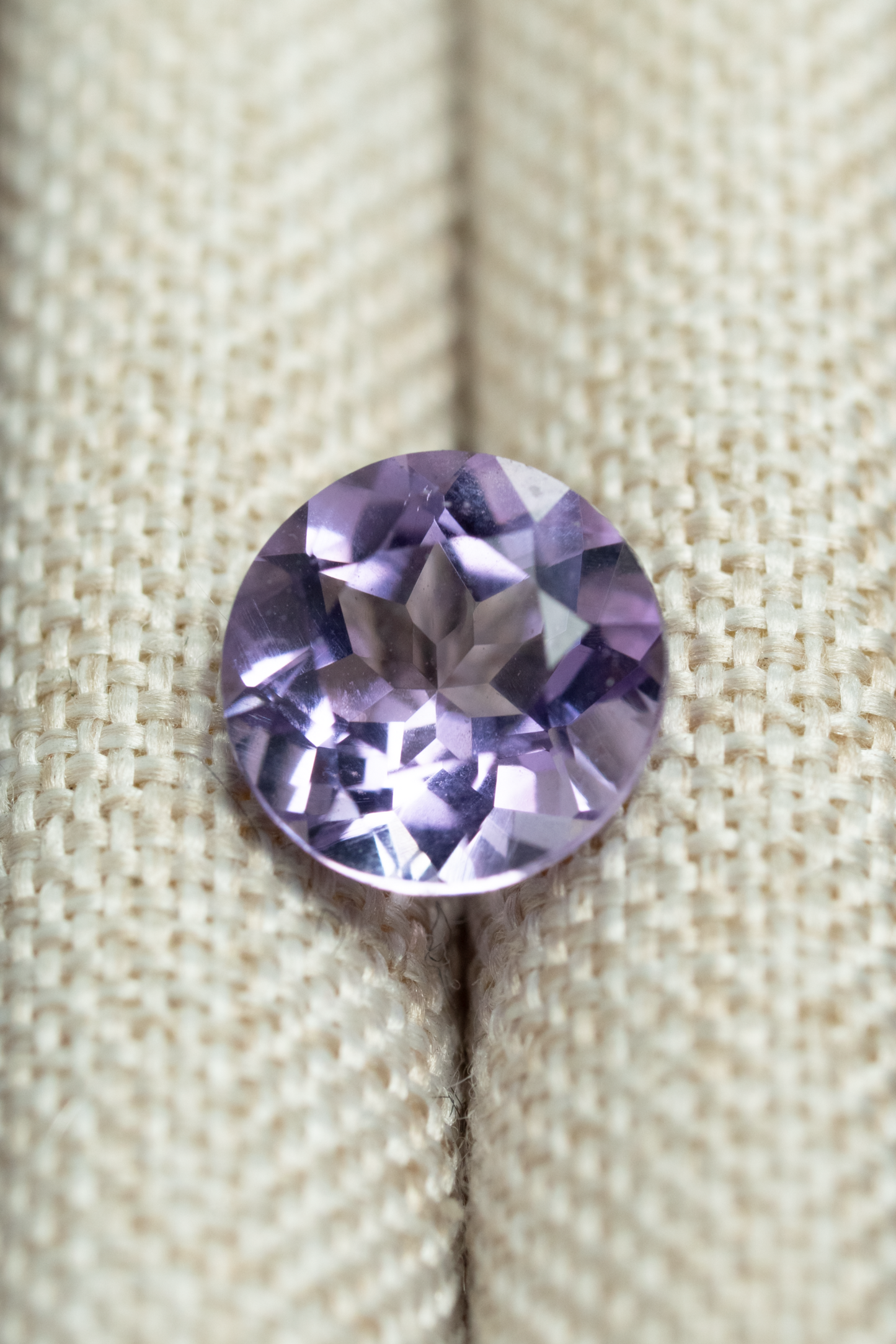 1.23ct Round Purple Amethyst