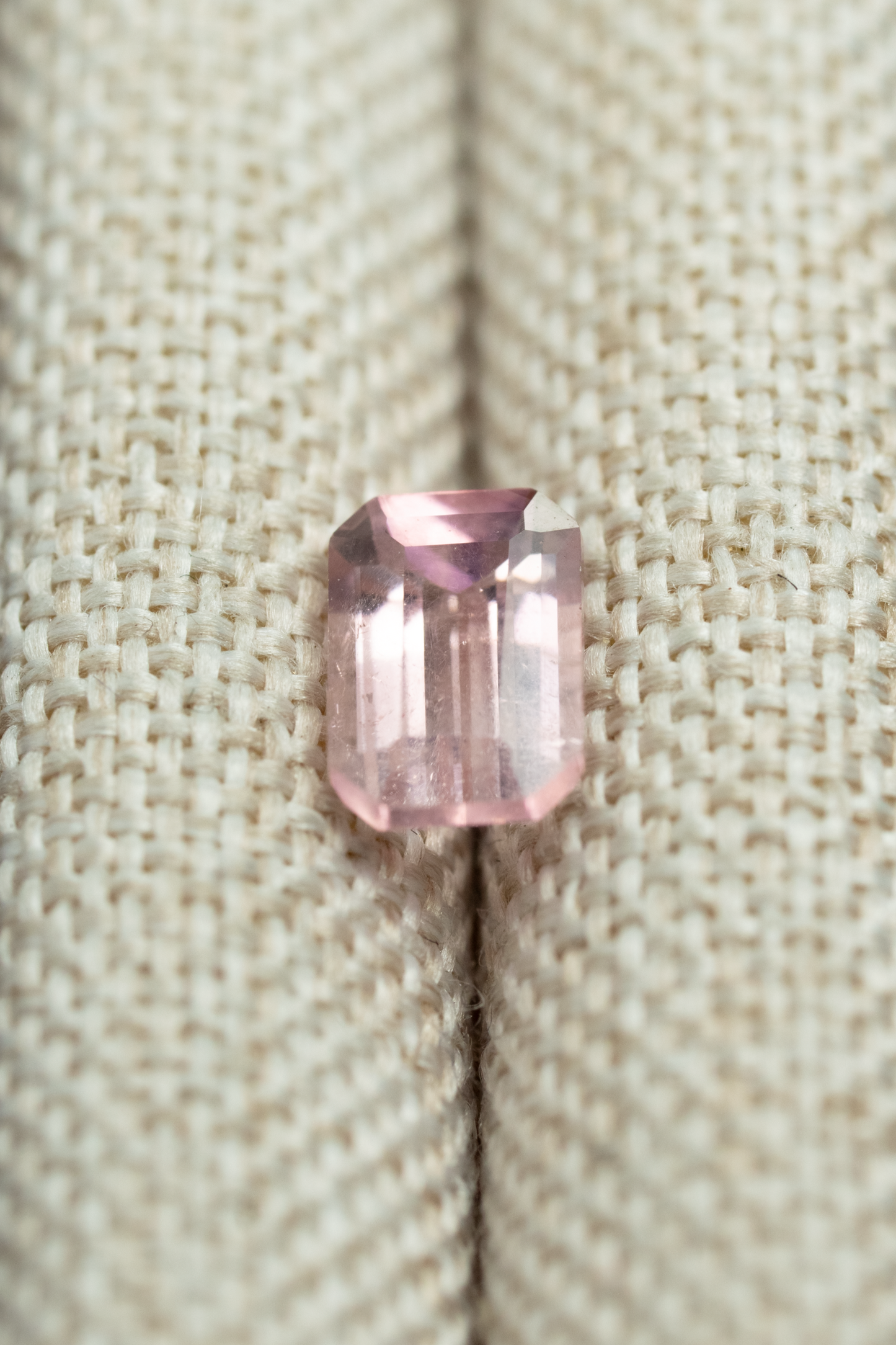0.65ct Emerald Light Pink Tourmaline