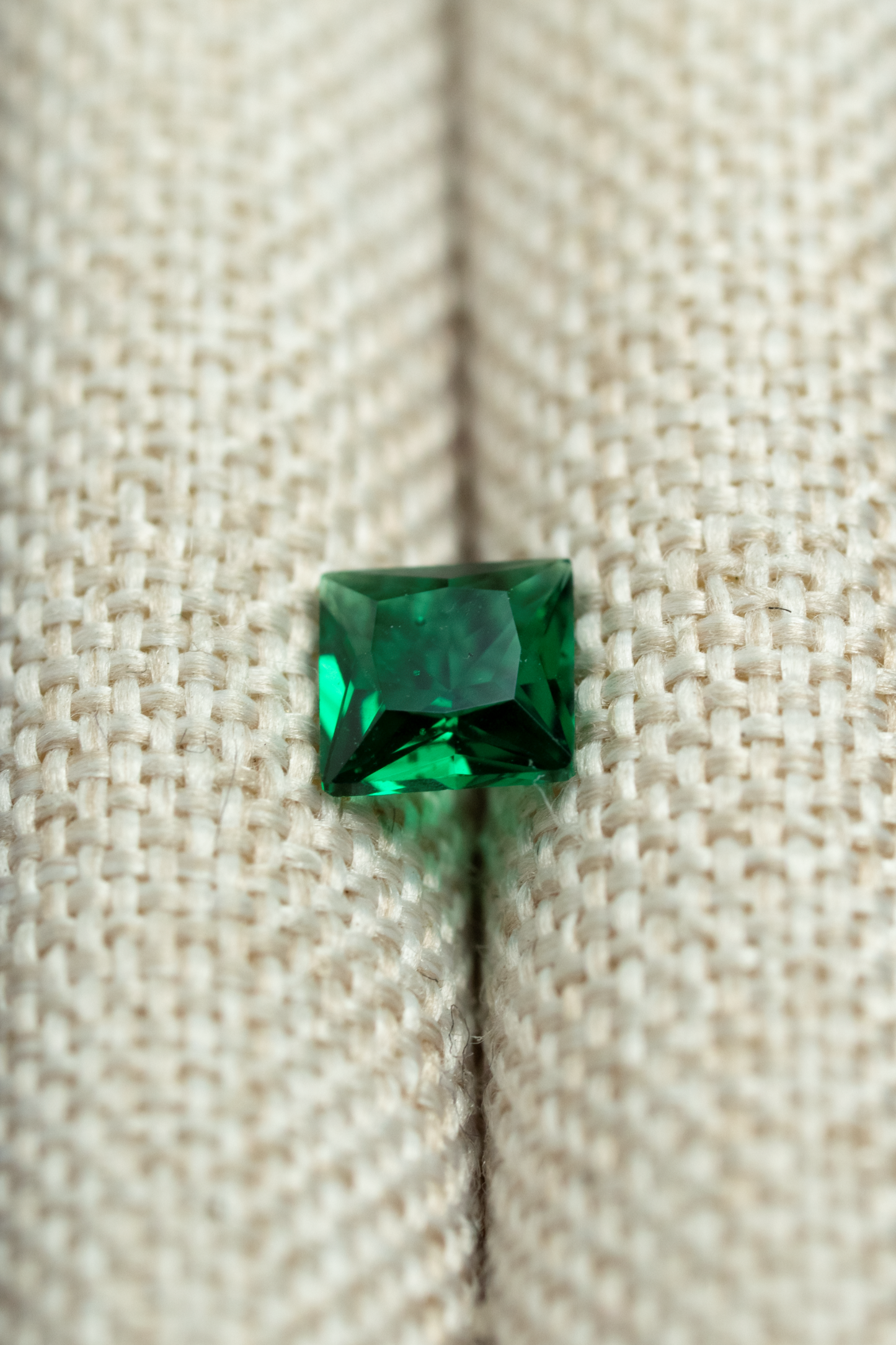 Princess Green Cubic Zirconia