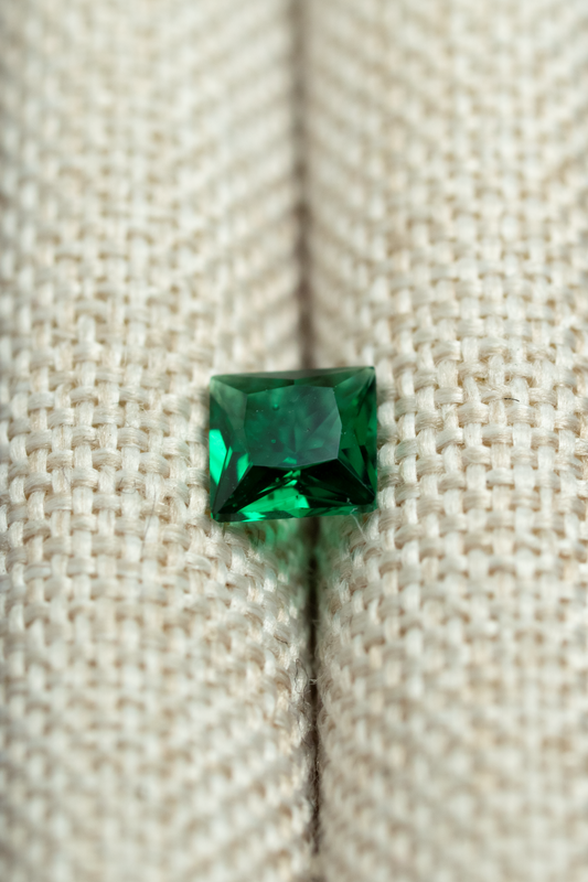Princess Green Cubic Zirconia