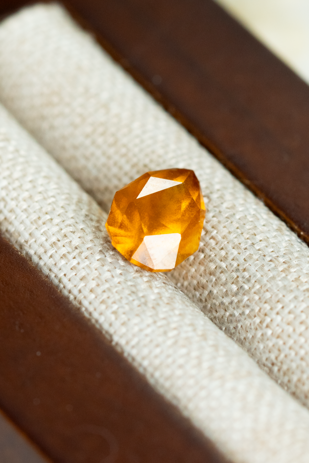 1.65ct Customed Cut Hessonite Garnet
