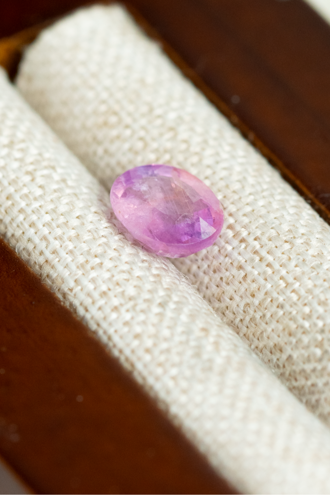 1.14ct Oval Pink Sapphire