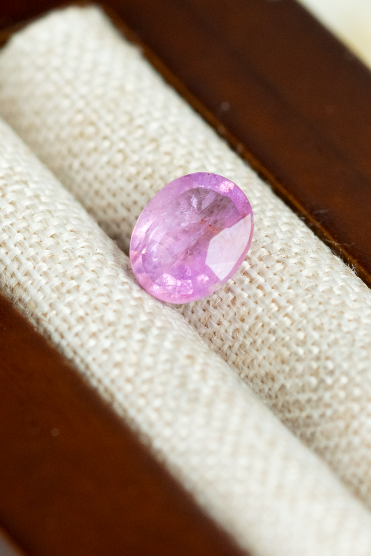 1.14ct Oval Pink Sapphire