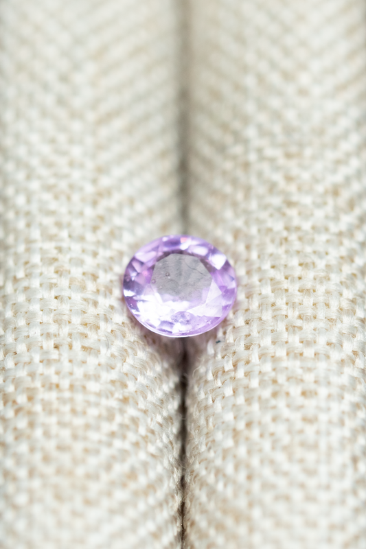 0.41ct Round Light Purple Sapphire