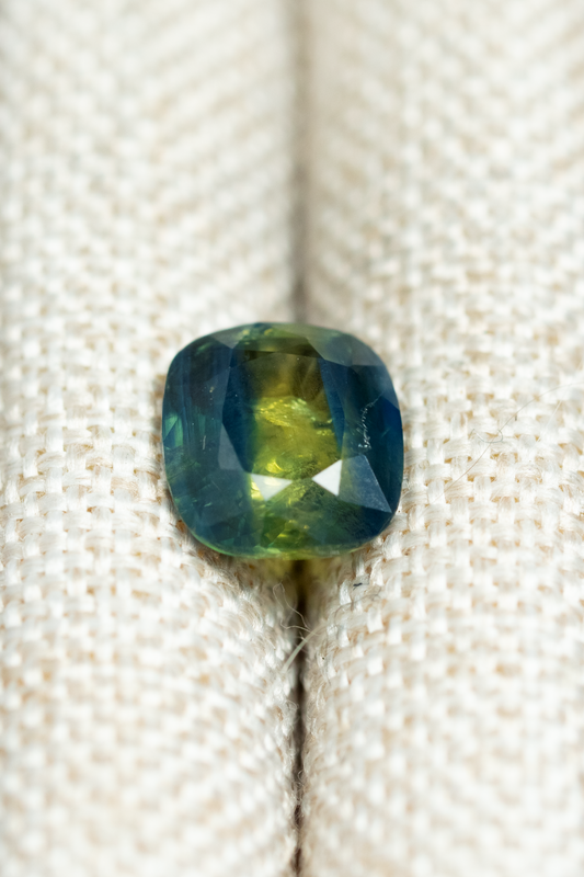 1.21ct Cushion Bi-Colour Sapphire